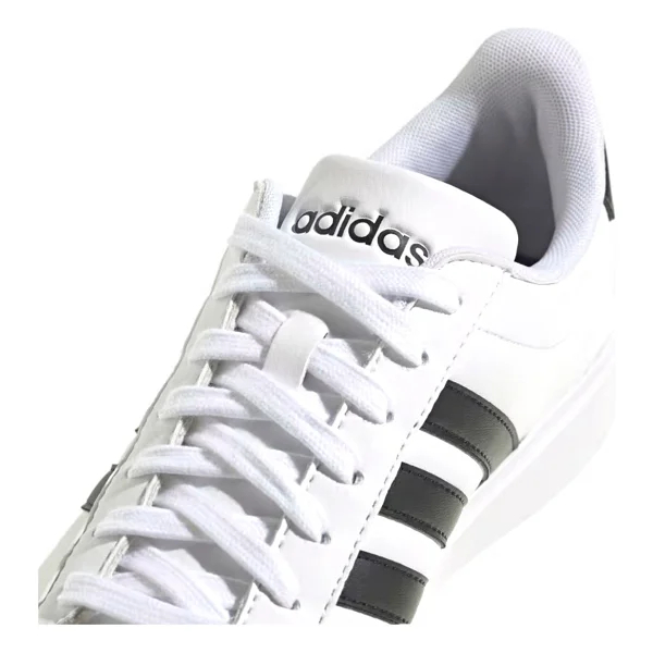 Adidas Grand Court 2.0 GW9214 Beyaz-Siyah Kadın Spor Ayakkabı - Görsel 7