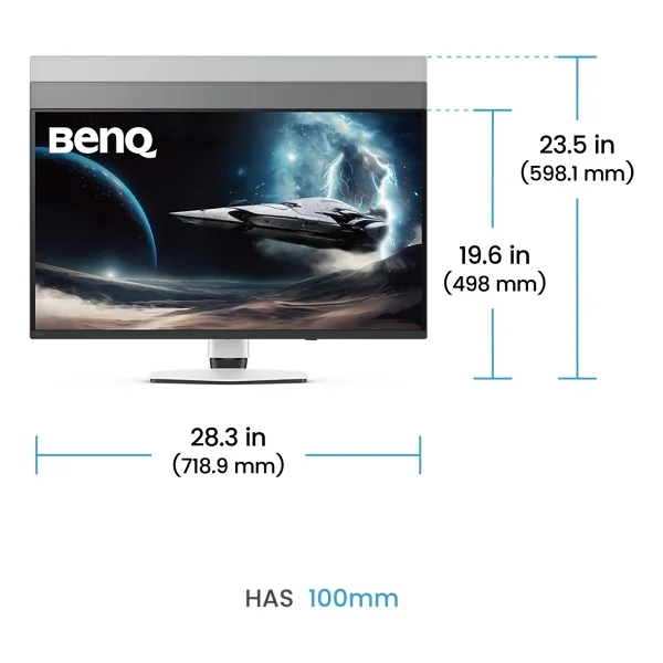 BenQ Mobiuz EX321UZ 31.5" 0.03 ms 4K 240 Hz OLED Oyuncu Monitörü - Görsel 10