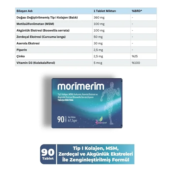 Pharmaleaf Morimerim 90 Tablet - Görsel 2