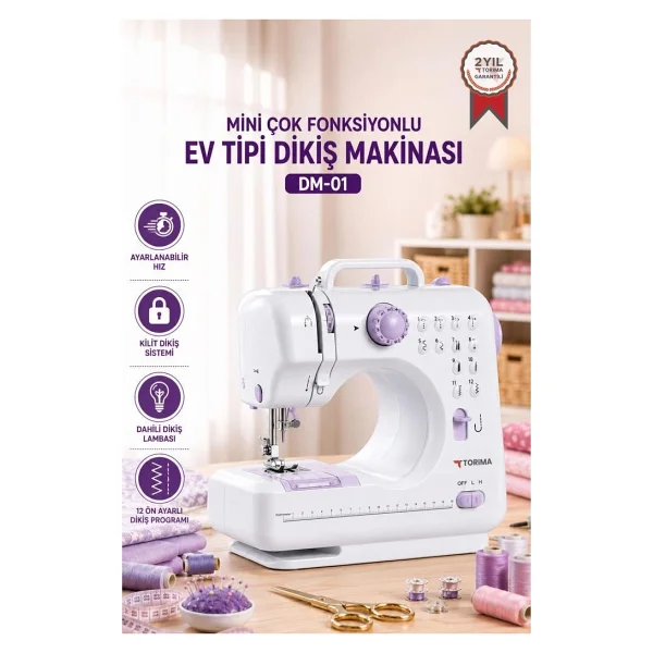Torima DM01 Mini Dikiş Makinesi - Görsel 6