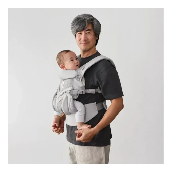 Ergobaby Omni Classic Mesh Pearl Grey Kanguru - Görsel 4