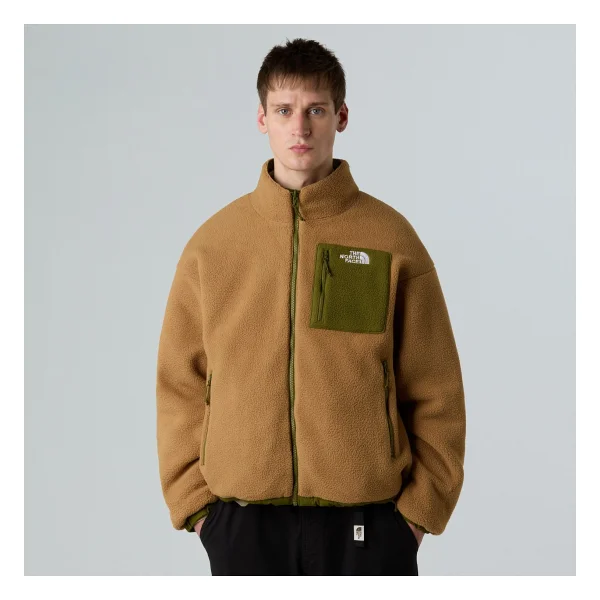 The North Face Yumiori NF0A89GT39M1 Çift Taraflı Kahverengi Erkek Polar Mont - Görsel 6