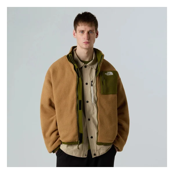 The North Face Yumiori NF0A89GT39M1 Çift Taraflı Kahverengi Erkek Polar Mont - Görsel 4