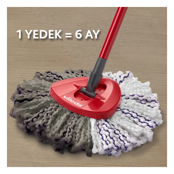 Vileda Turbo 3in1 Extra Pedli Yedek Paspas 4 Adet - Görsel 8