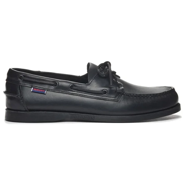 Sebago Docksides Portland 7000H00-924SE Siyah Erkek Loafer Ayakkabı - Görsel 9