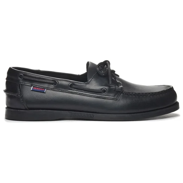 Sebago Docksides Portland 7000H00-924SE Siyah Erkek Loafer Ayakkabı - Görsel 6