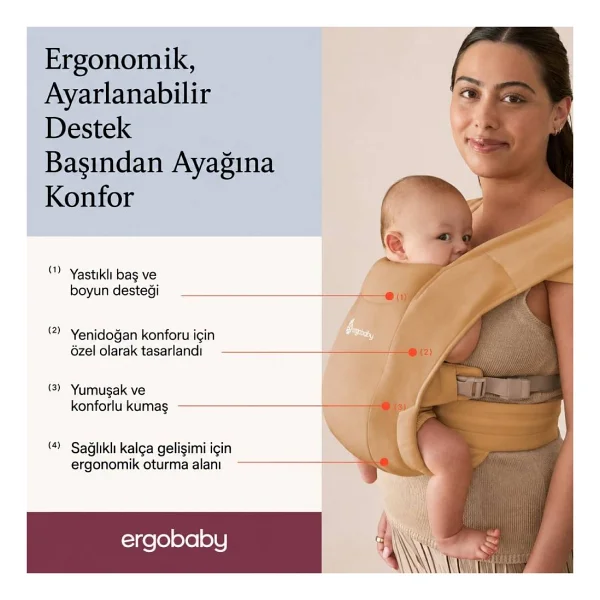 Ergobaby Embrace Camel Kanguru - Görsel 4
