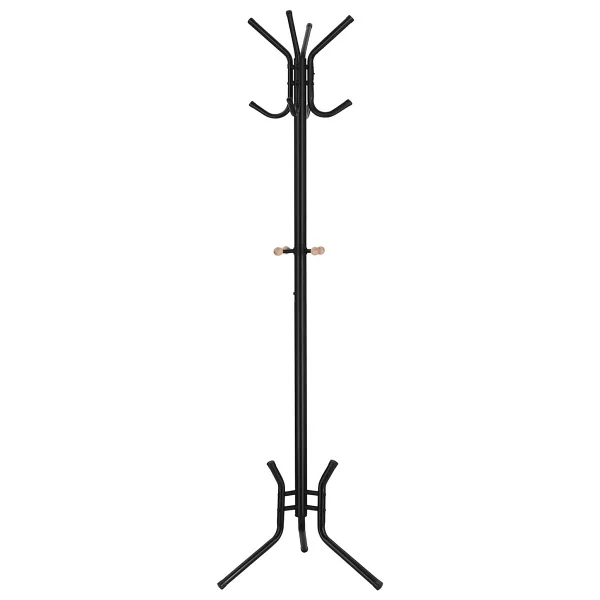 SONGMICS RCR17B Sağlam Metal Elbise Askısı, Portmanto, Yüksekliği Yaklaşık 176 cm Siyah - Görsel 8