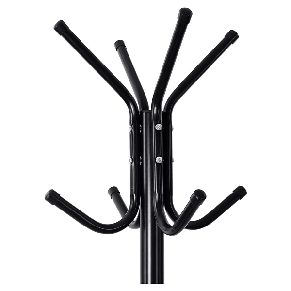 SONGMICS RCR17B Sağlam Metal Elbise Askısı, Portmanto, Yüksekliği Yaklaşık 176 cm Siyah - Görsel 6