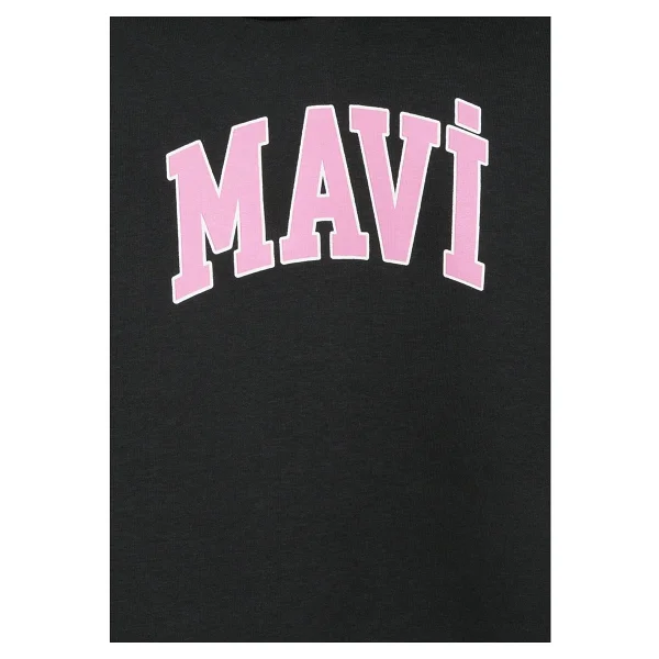 Mavi Logo Baskılı 7610035-70087 Kapüşonlu Antrasit Çocuk Sweatsirt - Görsel 6