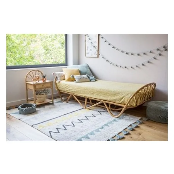 Lorena Canals Chill Vintage Mavi Puf - Görsel 7