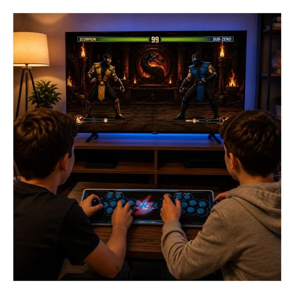 ScHitec 4K Arcade Station 3D Supreme 8000 Oyunlu TV Baglanan Atari Makinası - Görsel 3