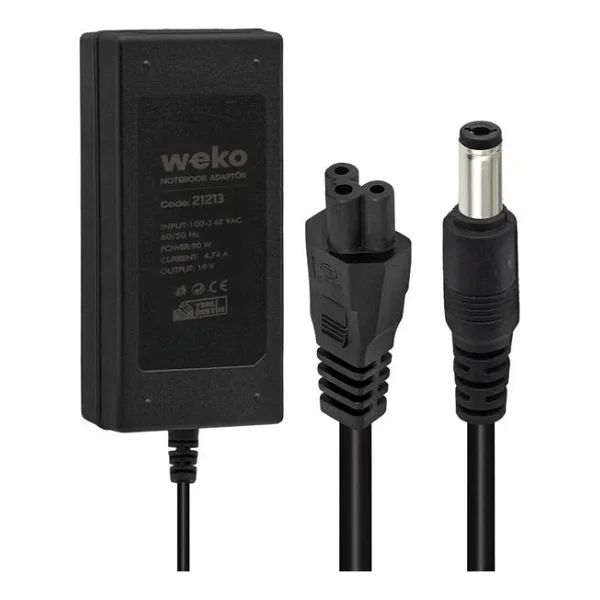 Weko 19 Volt 4.74 Amper 90 Watt Notebook Adaptör (5.5x2.5 Uçlu) - Görsel 4
