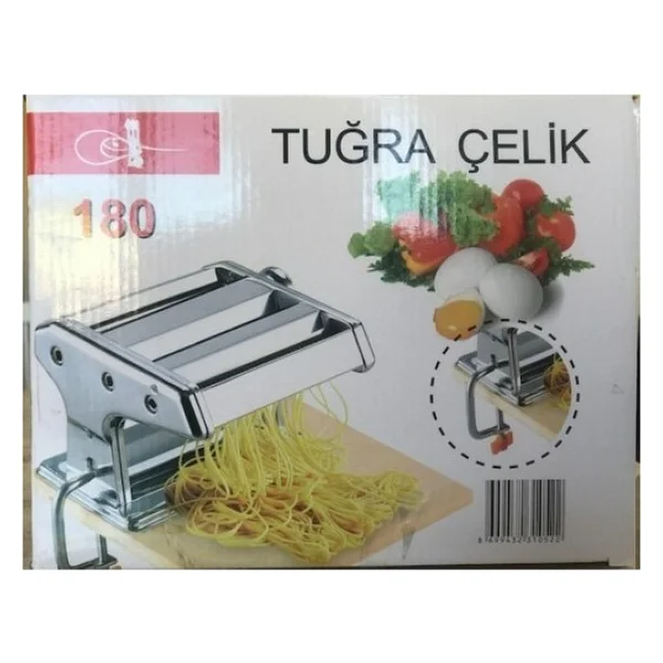 Tuğra Çelik 180 mm Erişte ve Makarna Makinesi - Görsel 2