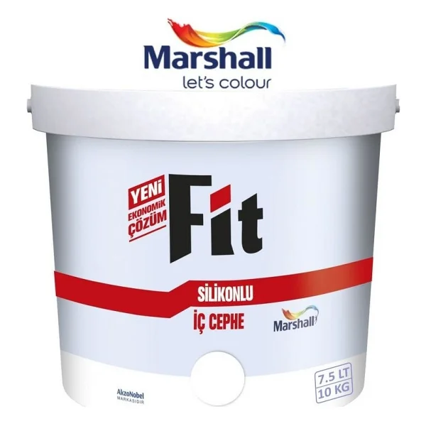 Marshall Fit Silikonlu 10 kg İç Cephe Boyası - Çakıl Taşı - Görsel 3