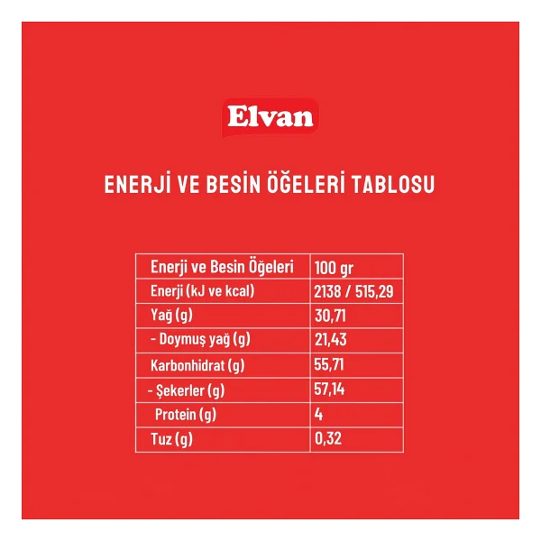 Elvan Extra Fındıklı 500 gr - Görsel 4
