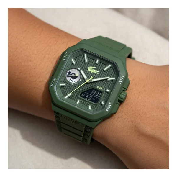 Lacoste LC33 Square LAC2011505 Yeşil Erkek Kol Saati - Görsel 2