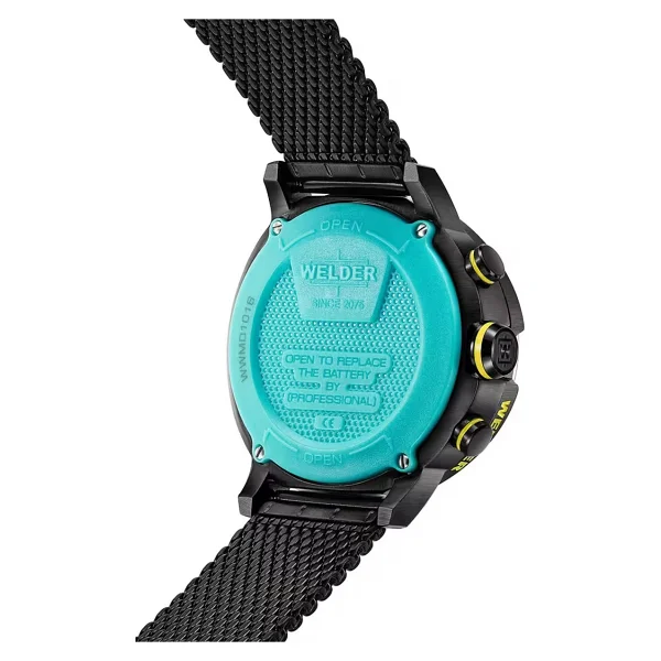 Welder Edge WWMD1016 Hasır Kordon Siyah-Yeşil Erkek Kol Saati - Görsel 5
