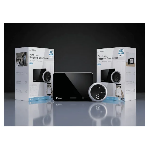 Ezviz EP4 5.5 inç 4K Kameralı Geniş Açılı Kapı Dürbünü - Görsel 4