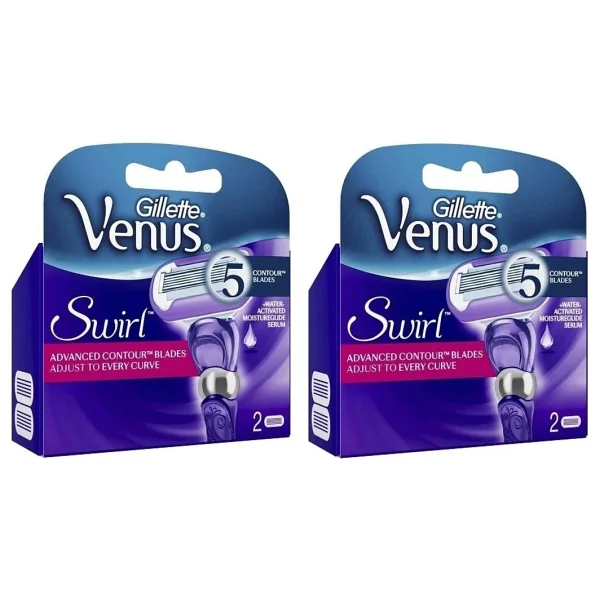 Gillette Venus Deluxe Smooth Swirl 2'li 2 Adet Yedek Tıraş Bıçağı - Görsel 3