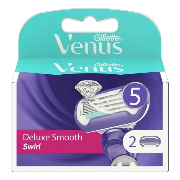 Gillette Venus Deluxe Smooth Swirl 2'li 2 Adet Yedek Tıraş Bıçağı - Görsel 2