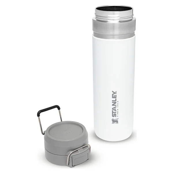 Stanley The Quick Flip Beyaz 0.70 lt Çelik Termos - Görsel 2