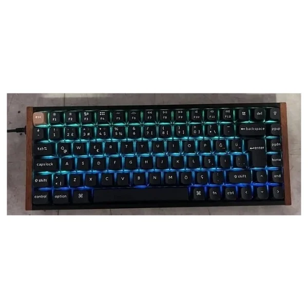 Keychron K2 HE Special Edition Siyah RGB %75 TKL Magnetic Nebula Switch Kablolu/Kablosuz Mekanik Oyuncu Klavyesi - Görsel 9