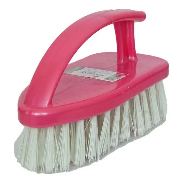 Zambak Plastik Saplı Halı Fırçası Ütü Fırça Karışık Renk ZP-145 - Görsel 2