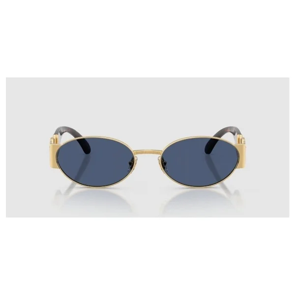 Versace VE2299 100280 Gold-Dark Blue Erkek Güneş Gözlüğü - Görsel 2