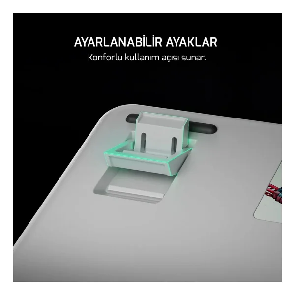 Gamepower Zoom Beyaz RGB TKL Custom Switch Kablolu Mekanik Oyuncu Klavyesi - Görsel 6