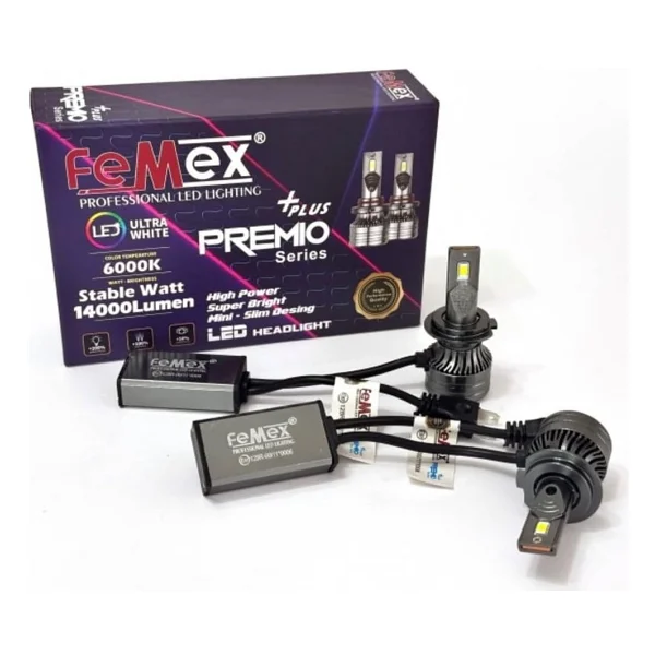 Femex Premio Plus H7 LED Xenon 14000 Lumen Far Ampulu - Görsel 4
