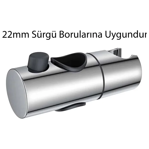 Sürgülü Duşlar Için Ayarlanabilir 22mm Duş Mafsalı Duş Başlığı Tutucu Mafsal - Görsel 2