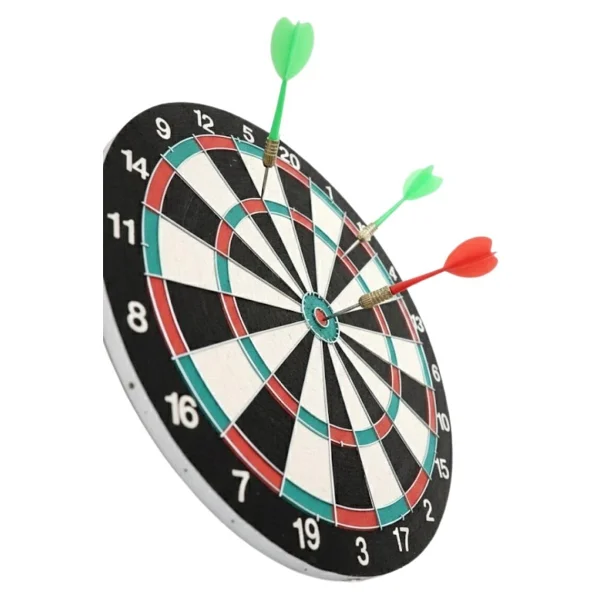 Ev ve Ofis İçin 17 İnç Dart Tahtası Seti 4 Adet Dart Oku Dahil - Görsel 7