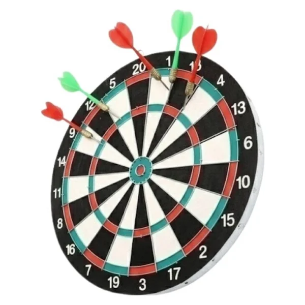Ev ve Ofis İçin 17 İnç Dart Tahtası Seti 4 Adet Dart Oku Dahil - Görsel 10