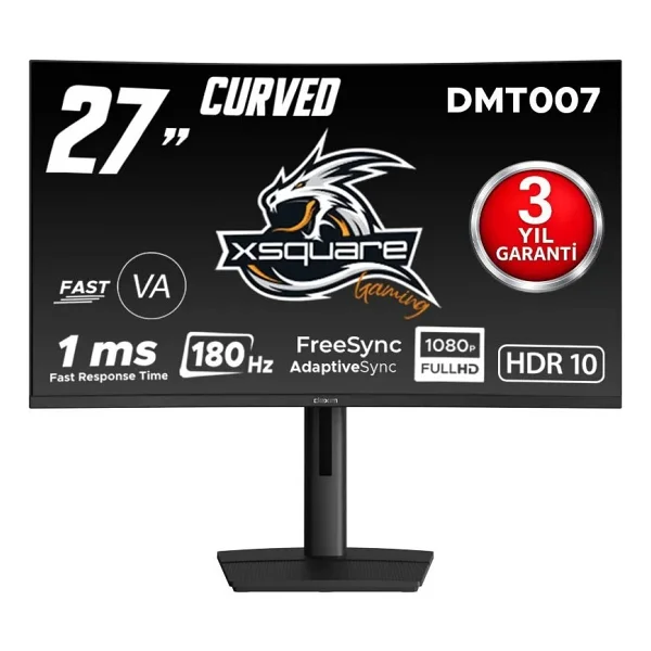 Dexim K27SG DMT007 27" 1 ms Full HD Curved 180 Hz Oyuncu Monitörü - Görsel 10