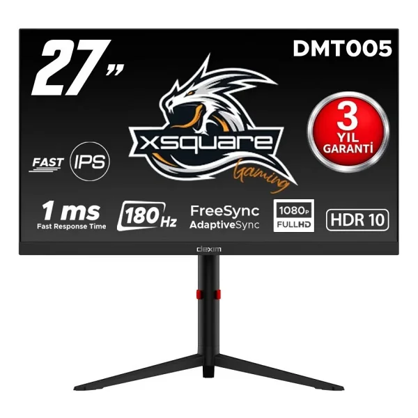 Dexim DMT005 27" 1 ms Full HD Pivot IPS 180 Hz Oyuncu Monitörü - Görsel 10