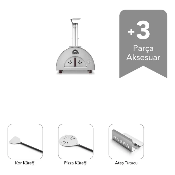 Barba FL-46 Set Üstü Taşınabilir Bahçe Fırını - Görsel 2