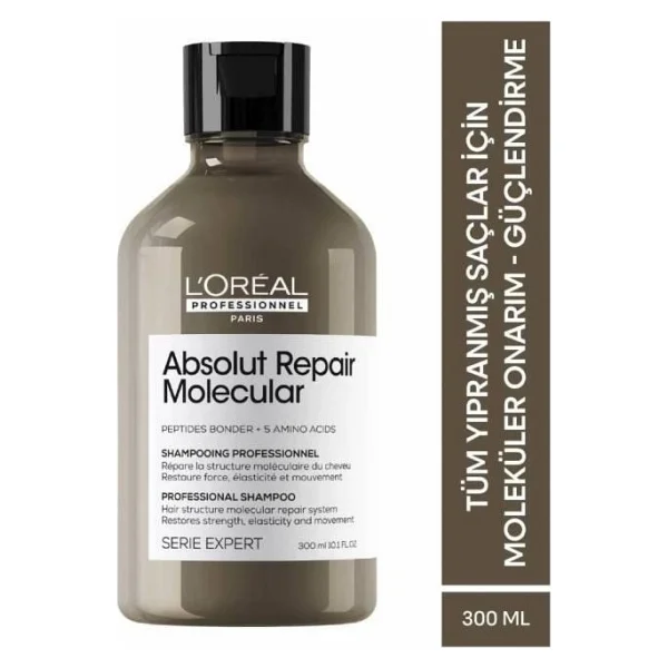 L'Oreal Paris Professionnel Absolut Repair Molecular 300 ml Sülfatsız Şampuan - Görsel 2