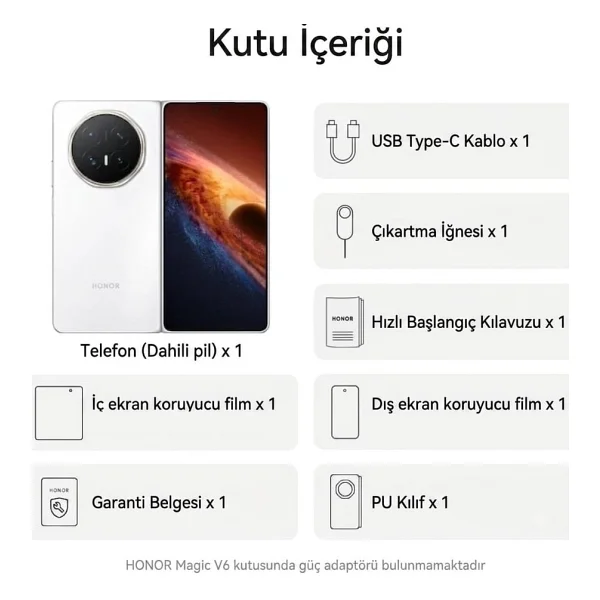 Honor Magic V6 512 GB Beyaz - Görsel 2