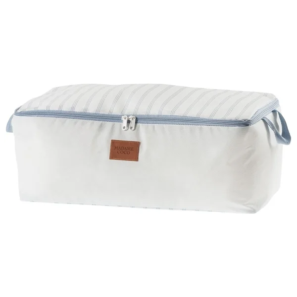 Madame Coco Nuage Baskılı Hurç - Beyaz / Açık Mavi - 1 Adet - 52x28x21cm - Görsel 7