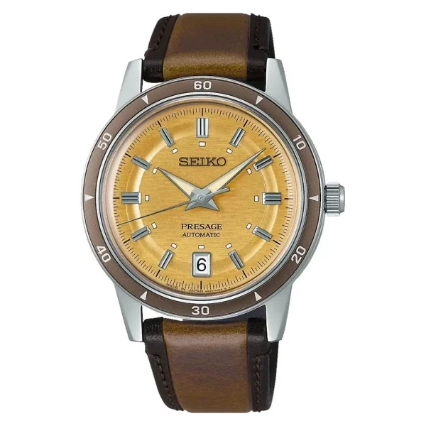 Seiko Presage Style60's SRPL75 Deri Kordon Erkek Kol Saati - Görsel 3