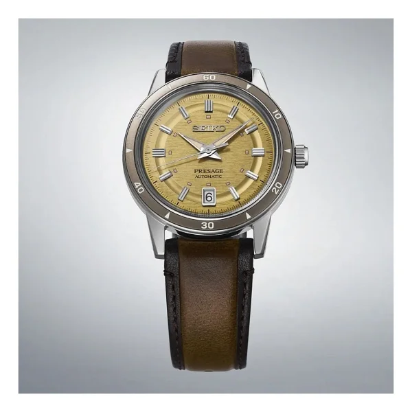 Seiko Presage Style60's SRPL75 Deri Kordon Erkek Kol Saati - Görsel 5