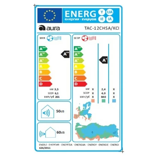 İhlas Aura 12000 BTU Inverter Duvar Tipi Klima - Görsel 4
