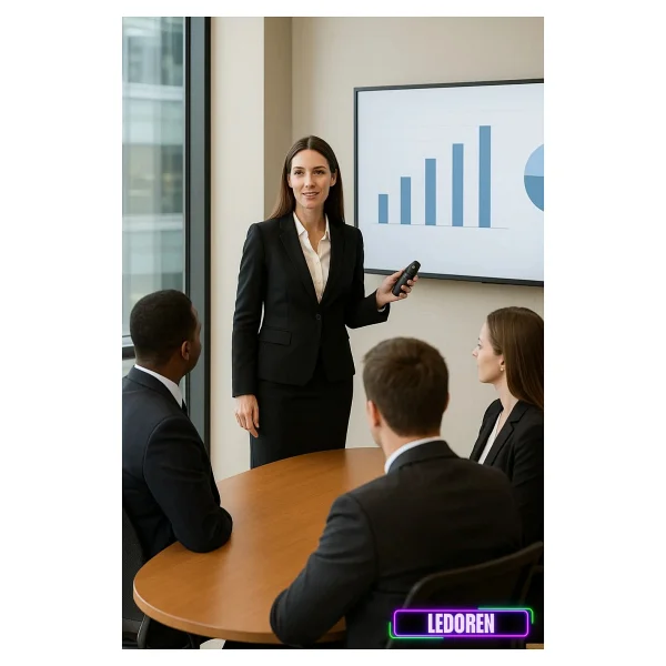 L'edoren Kablosuz Lazer Sunum Kalemi , Sunum Kumandası , Laser Powerpoint 15 Metre Çekim - Görsel 8