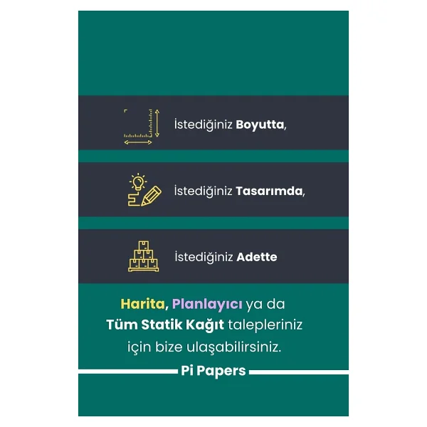 Pi Papers 2025-2026 Akademik Takvim Planlayıcı, Ders Çalışma Planlayıcı, Duvara Yapışan Statik Akıllı Kağıt - Görsel 6