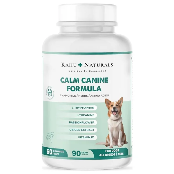 Kahu Naturals Calm Canine Köpekler için Sakinleştirici 60 Tablet Takviye - Görsel 4
