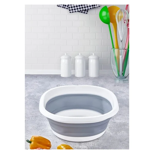 Jet's Home Badya Katlanır Sebze Badyası Silikon Badya Leğen Orta Boy No:3 10 Lt - Görsel 2