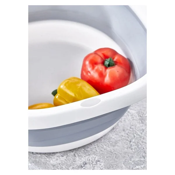 Jet's Home Badya Katlanır Sebze Badyası Silikon Badya Leğen Orta Boy No:3 10 Lt - Görsel 4