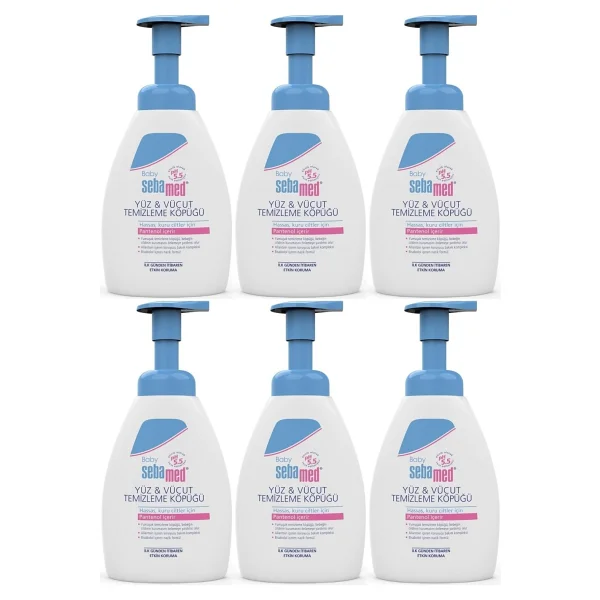 Sebamed Baby Yüz ve Vücut Temizleme Köpüğü 400 ml 6 Adet - Görsel 3