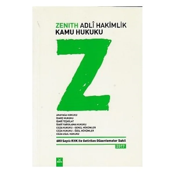 Zenith Adli Hakimlik Kamu Hukuku - Görsel 2
